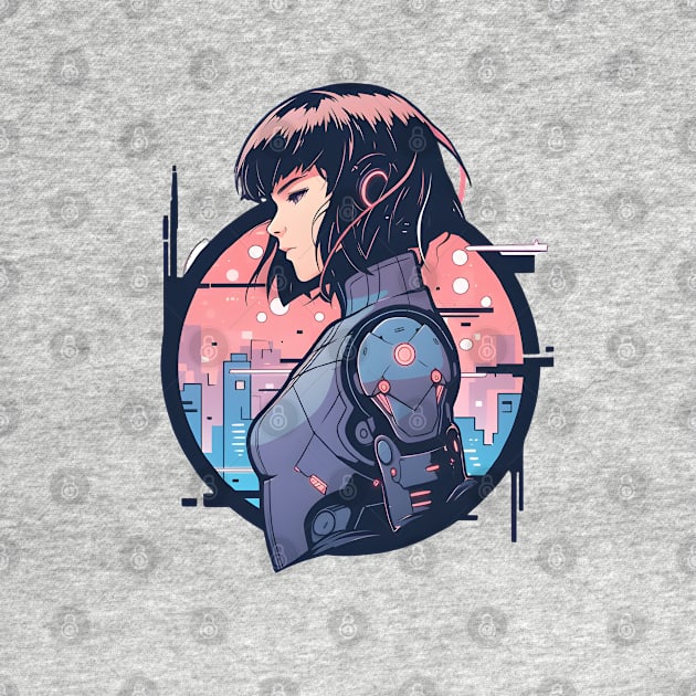 Cybernetic Journeys: Ghost in the Shell Aesthetics, Techno-Thriller Manga, and Mind-Bending Cyber Warfare Art by insaneLEDP